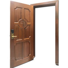 2021 new product fancy home main internal carving nature solid teak wood door designs